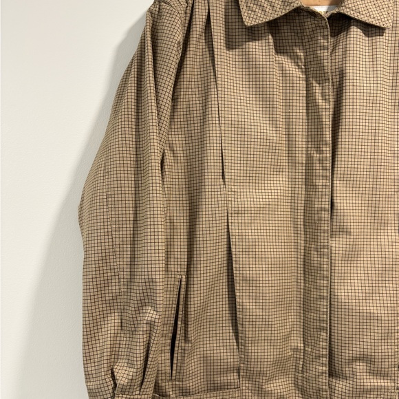 Vintage London Fog Tan Checkered Utility Jacket - Picture 3 of 10